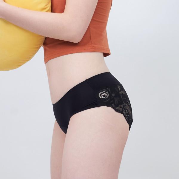 ムーンパンツ　デイタイム　ブラックレース　L
