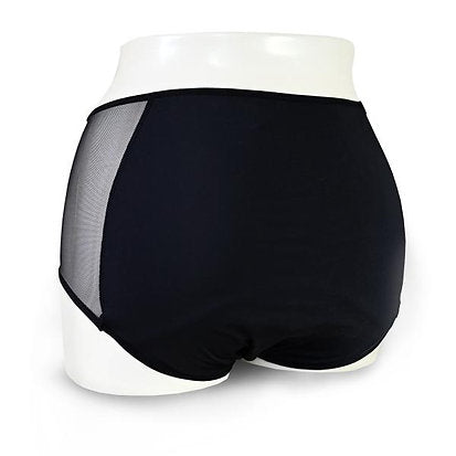 ムーンパンツ　ハイウエスト　ブラック　XL