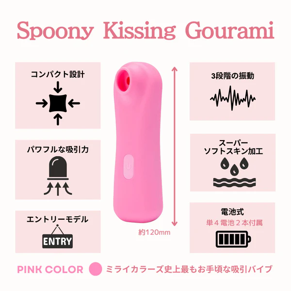 Spoony Kissing Gourami Pink