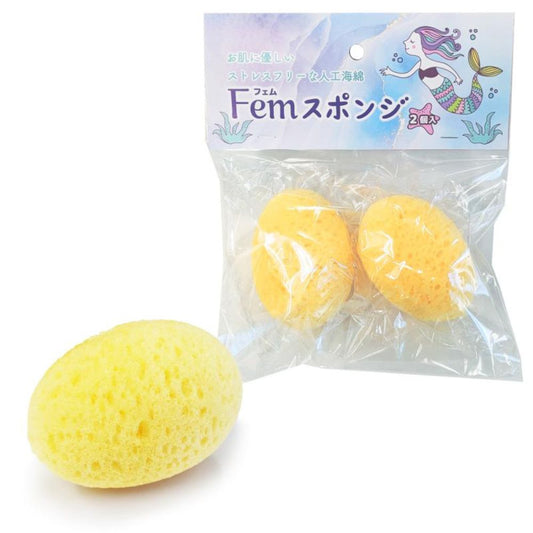 人工海綿 Femｽﾎﾟﾝｼﾞ(2個入)(F001