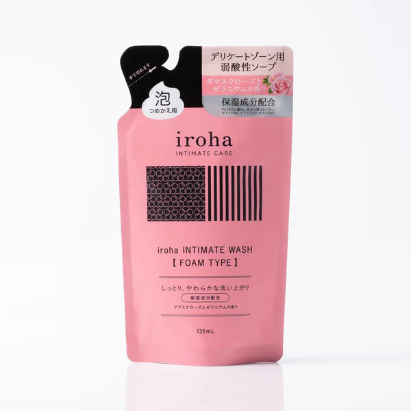 iroha INTIMATE WASH ダマスクローズとゼラニウムの香り 詰め替え用