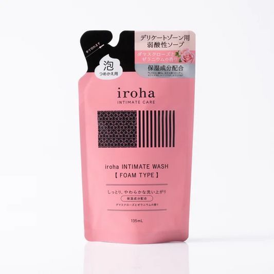 iroha INTIMATE WASH ダマスクローズとゼラニウムの香り 詰め替え用