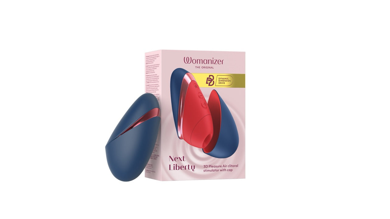 Womanizer ネクストリバティー　ﾚｯﾄﾞ×ﾌﾞﾙｰ