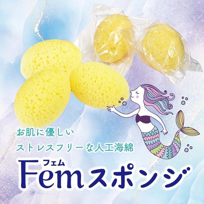 【PRECIOUS】人工海綿 Femスポンジ(10個入)