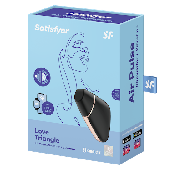 【Satisfyer】Love Triangle Black