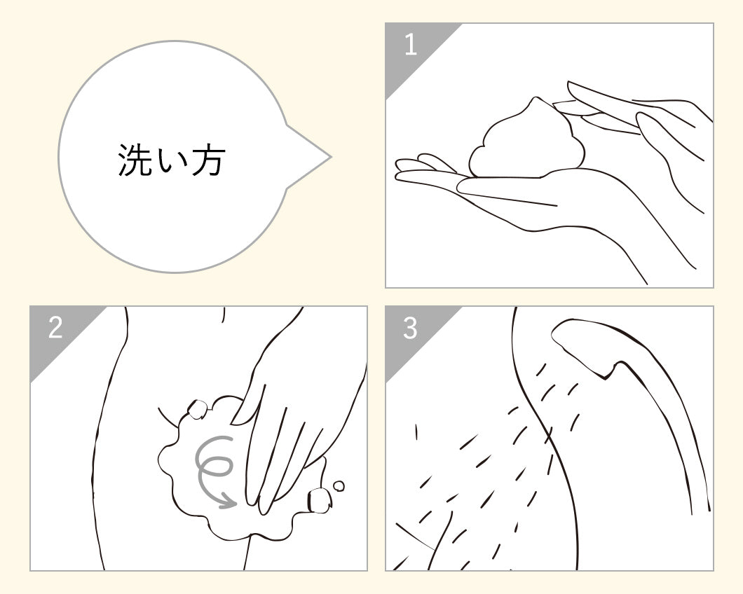 【iroha】INTIMATE WASH FOAM TYPE　よもぎブレンドの香り